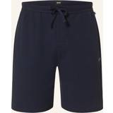 Polyester Shorts Hugo Boss Waffle Pajama Shorts - Dark Blue
