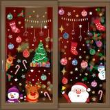 Walplus Xmas With Santa Friends Christmas Window Decoration