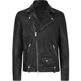 Leather Jackets - Men AllSaints Milo Biker Jacket - Black