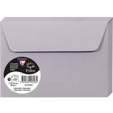 Clairefontaine Pollen Adhesive Envelopes, C6, 120 g Koala Grey, Pack of 20