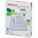 Office Depot Copy Paper Office Depot 100% Recycled A4 Paper 80 gsm Smooth