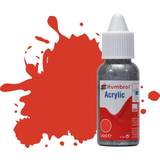 Red Acrylic Paints Humbrol Acrylic Dropper Bottles 14ml Satin Signal Red