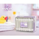 Scented Cotton Pads & Swabs Caress Simply Soft Baby Safety Buds