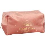 Gold Toiletry Bags Something Different Good Vibes Only Toiletry Bag