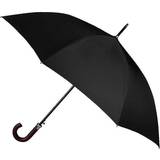 Compact Umbrellas Totes Eco Premium Crook Walker Umbrella Black