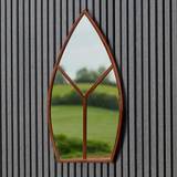 Ivyline Leaf Arch Wall Mirror