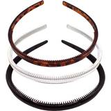 Brown Headbands 1cm Black + Clear + Tort Brown Topkids Accessories Plastic Alice Bands Hair Bands
