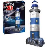3D-Jigsaw Puzzles on sale Ravensburger Lighthouse At Night 216 Pieces