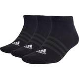 Adidas M - Men Clothing adidas Thin and Light Sportswear Low-Cut Socks 3-pack - Black/White