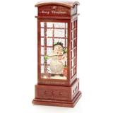 Christmas Lights on sale Konstsmide Phone Booth with Snow Pattern Christmas Lamp 25cm