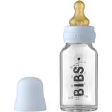 Baby Bottle Bibs Baby Glass Bottle Complete Set 110ml