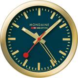 Mondaine Interior Details Mondaine Gold-Tone Case Deep Ocean Blue A997.MCAL.46SBG Wall Clock