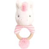 Keel Toys eco Twinkle Unicorn Ring Rattle 14cm