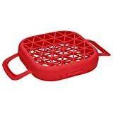 Red Fryers Instant Pot Air Fryer Silicone Flippable Grill Cage