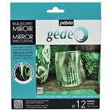 Pebeo 766547 Mirror Effect Leaves Adhesive Sheet, Green