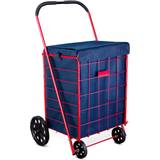 Handy Laundry Folding shopping cart liner rolling utility trolley grocery basket waterproof