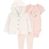 Pink Other Sets Carter's Baby's Little Cardigan Set 3-piece - Pink/White