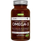 Igennus Pure & Essential Omega-3 Wild Fish Oil Vitamin D3 60 pcs