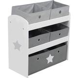 Roba Play Shelf Grey Stars Organizer Shelf