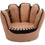 Costway Household Five Fingers Baseball Glove Shaped Leisure Upholstered