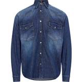 Men Shirts on sale HUGO BOSS Hemd 50489489 Blau Relaxed Fit
