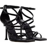 Michael Kors Women Slippers & Sandals Michael Kors MK Imani Patent Leather Sandal Black