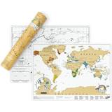 Wood Posters Luckies of London Scratch Map Travel Map sized personalized Poster