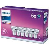 Philips gu10 led 50w dimmable Philips LED Classic 6 Pack [GU10 Spot] 4.6W 50W Equivalent, 220 240V, Cool White 4000K Non-Dimmable