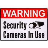Hillman Warning Security Cameras In Use