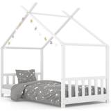 Childbeds Kid's Room on sale vidaXL Kids Bed Frame White Solid Pine Wood