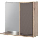 Brown Bathroom Mirror Cabinets Homcom (834-244)