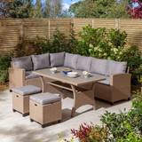 Rowlinson Outdoor Lounge Sets Rowlinson Oatmeal Albany Garden Corner Outdoor Lounge Set