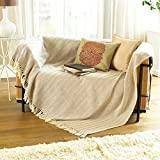 Como Country Club Blankets Natural, Beige, Multicolour