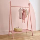 Hooks & Hangers Kid's Room CuddleCo Nola Clothes Rail Blush Pink