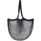 Net Bags Sass & Belle Black String Shopper Bag