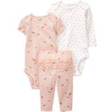 Other Sets Children's Clothing on sale Carter's Baby 3-Piece Butterfly Little Character Set PRE Pink/White