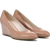 LifeStride Gio Wedge Shoes Nude Synthetic Suede