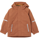 Shell Jackets Polarn O. Pyret Kid's Waterproof Shell Jacket - Brown (60501785-943)
