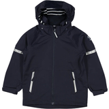 No Fluorocarbons Shell Outerwear Polarn O. Pyret Kid's Stormy Waterproof School Coat - Navy (60501785-483)