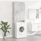 Grey Wall Bathroom Cabinets vidaXL Washing Machine Cabinet
