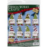 Cotton Christmas Decorations Works Plastic Canvas Kit 2.25"x4" Christmas Tree Ornament