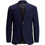 Polyester Blazers Jack & Jones Jprsolar Blazer for Boys - Blue/Dark Navy (12203557-1318)