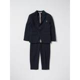 Elastane Bathing Suits HUGO BOSS Kidswear single-breasted suit kids Cotton/Polyamide/Polyester/Spandex/Elastane Blue