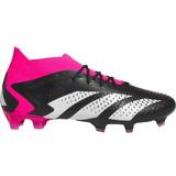 Men - Pink Football Shoes adidas Predator Accuracy.1 Firm Ground - Core Black/Cloud White/Team Shock Pink 2