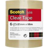 Scotch Easy Tear Transparent Tape 25mmx66m ET2566T6 6pcs