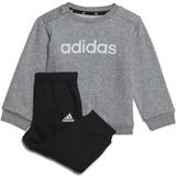 Adidas Tracksuits adidas Infant Essentials Lineage Jogger Tracksuit - Mgreyh/White (HR5882)