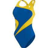 TYR Women's Maxfit T-Splice Swimsuit - Royal/Gold