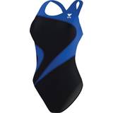 TYR Women's Maxfit T-Splice Swimsuit - Black/Blue