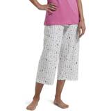 Hue Women's Sleepwell Printed Knit Capri Pajama Pant - Martini
