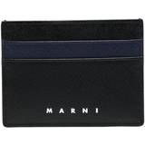 Marni Two-Tone Card Holder - Black